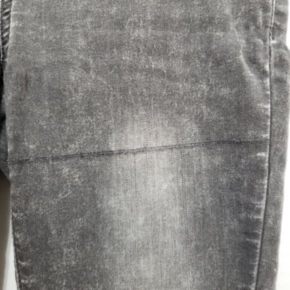 No Boundaries leggings Medium 7/9 acid wash elastic pull on waist jean style - Picture 7 of 15
